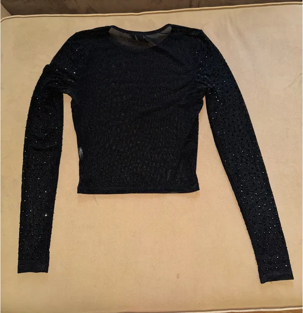Windsor Top Long Sleeve Black - Image 3