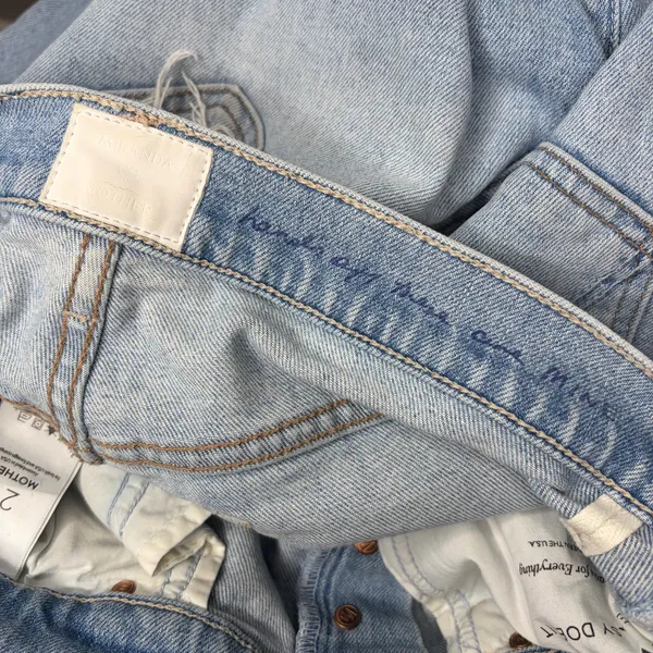 Mother X Miranda Kerr Easy Does It Ankle Skinny Jeans - Image 4