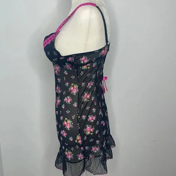 Biatta Intimates lingerie. Size 34B. Sheer nylon and spandex. Push up bra. - Image 2