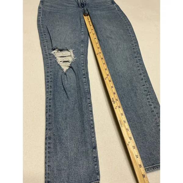 Madewell The Perfect Vintage Jeans Womens 24 HighRise Straight Distressed DM5592 - Image 5