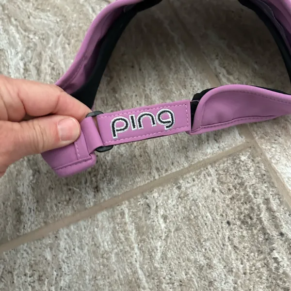 Ping golf Pink Visor - Image 3