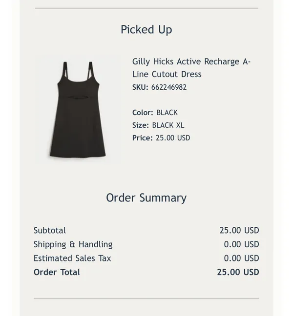Gilly Hicks Athletic Dress  - Image 2