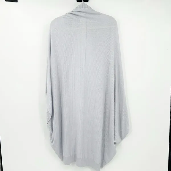 Lululemon Womens Silk Blend Open‎ Front Stillness Wrap Cardigan OS Silver Fox - Image 12