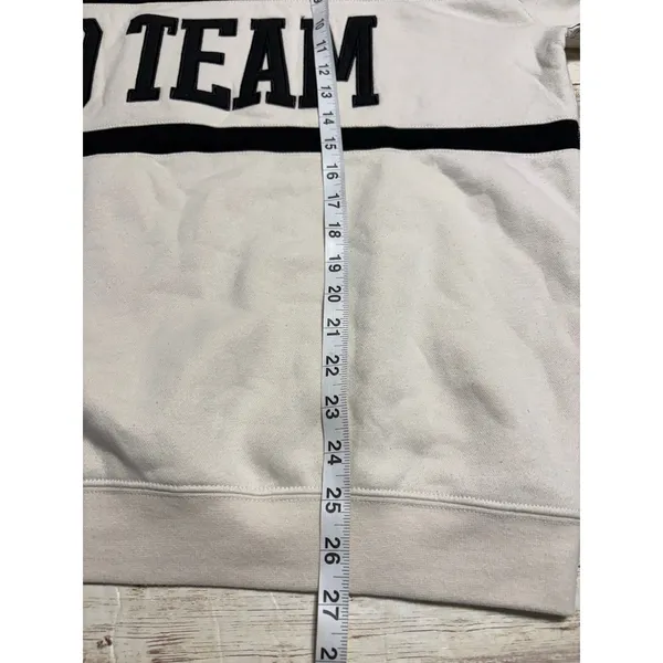 Vintage Havana "Go Team" Surf Wash Crewneck Sweatshirt Small Football Black NWT - Image 7
