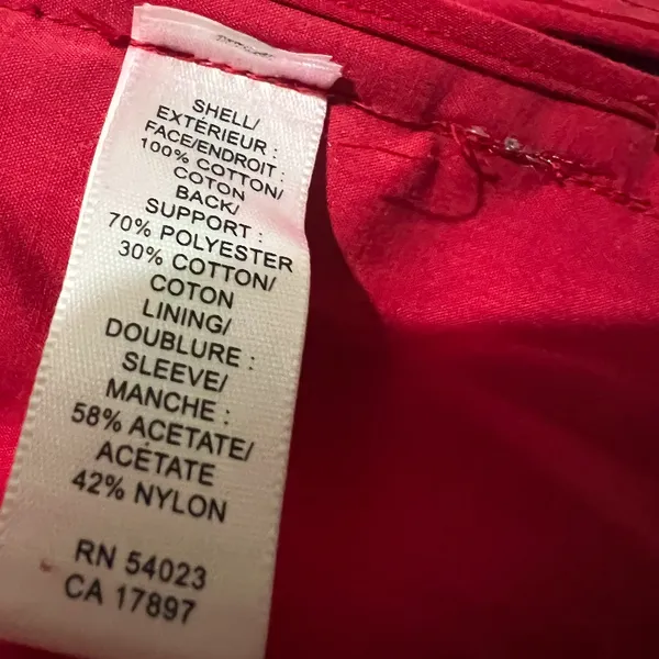 Banana Republic Elegant long Trench Coat size Medium Red everyday capsule‎ - Image 6