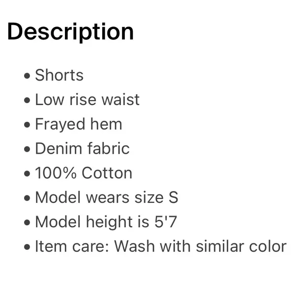 Edikted Medium Wash Jean Shorts - Image 4