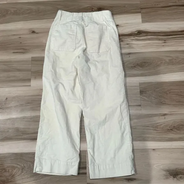Avec Les Filles Wide Leg High Rise Fine Wale Corduroy Crop Pants Women’s 4 - Image 5