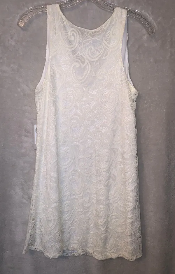 Lizard Thicket White Lace Dress - Image 2