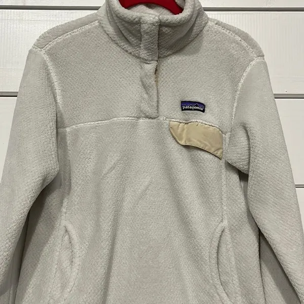 Patagonia Re-tool Snap T Fleece Pullover Ivory Medium - Image 5