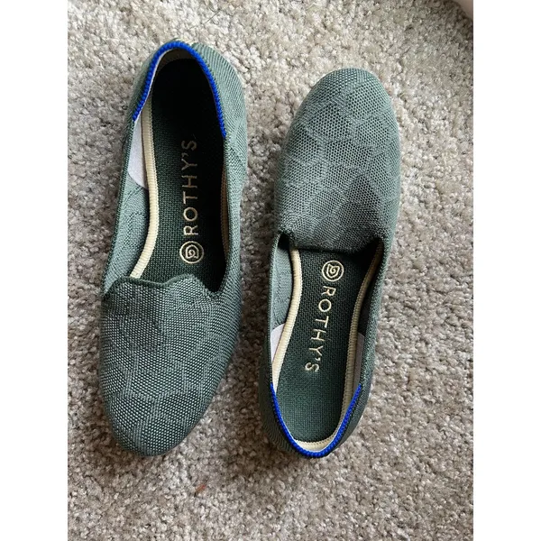 Rothy’s The Loafer Safari Flat Slip On Round Toe Shoe Size 8 Retired - Image 2