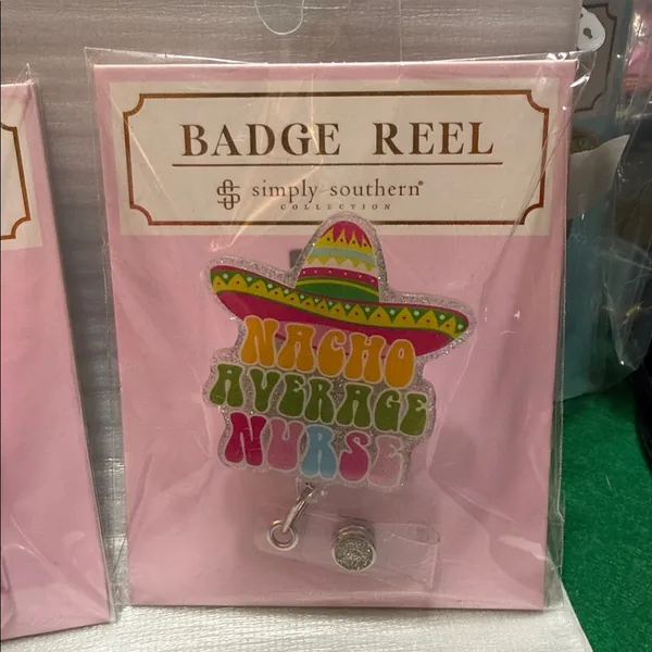 4 Simply Southern Badge Reels. Features 'Floss Like a Boss' text. - Image 5