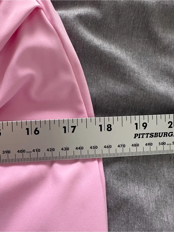 Halara Softlyzero Airy Pink Ruched Midi Dress Size Medium NWT - Image 8
