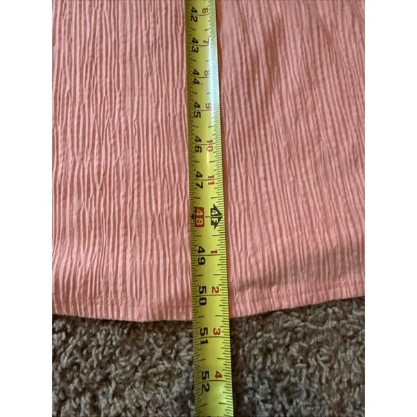Ces Femme Coral Sleeveless‎ Maxi Dress Goddess Style Large Beach Resort Vacation - Image 10