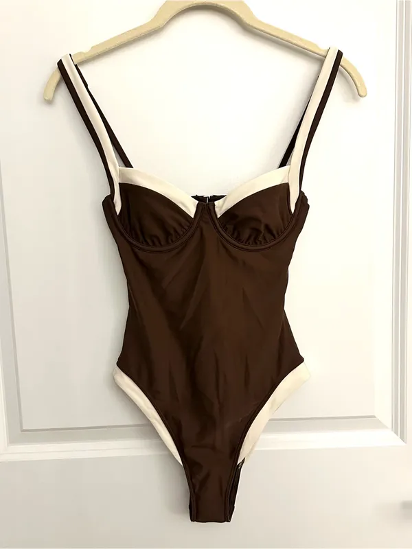 Abercrombie & Fitch Underwire One Piece Swimsuit NWT XXS - Image 3