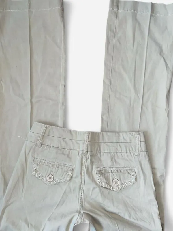 BKE Straight Leg Jeans in Light Beige - Image 3