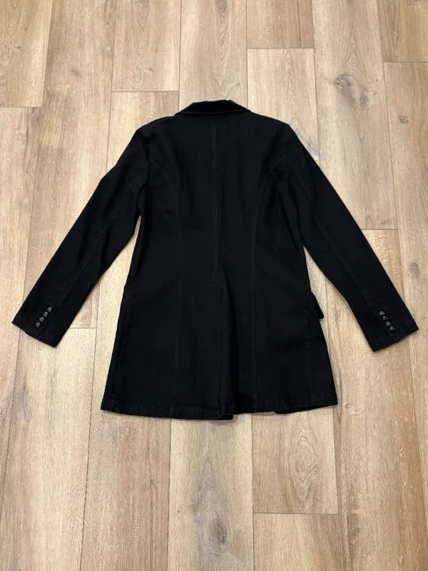 Vtg! 🌟 Lauren Jeans Co🌟 Ralph Lauren Denim Riding Jacket Black Sz M - Image 9