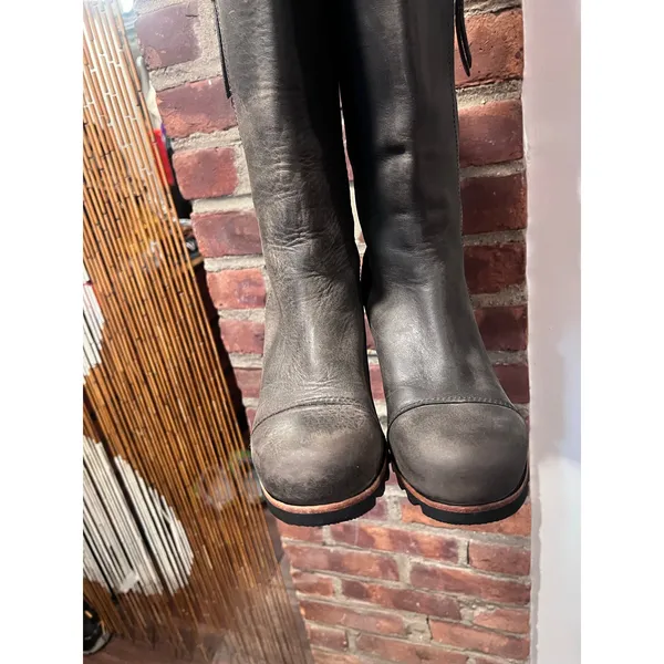SOREL Addington Tall Waterproof Leather Knee High Lug Heel Boots 7.5 - Image 6