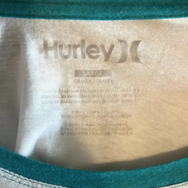 Hurley 3/4 sleeve tee - Image 2