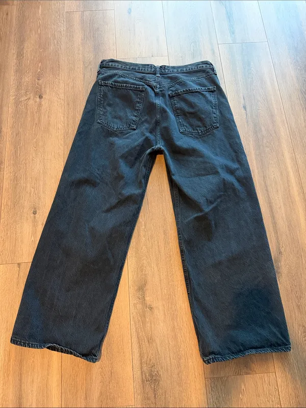AGOLDE Ren High Rise Wide Leg Jeans- size 31 - Image 10