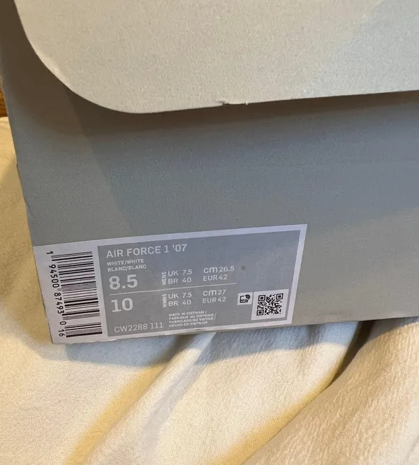 Nike Air Force 1 White - Image 3