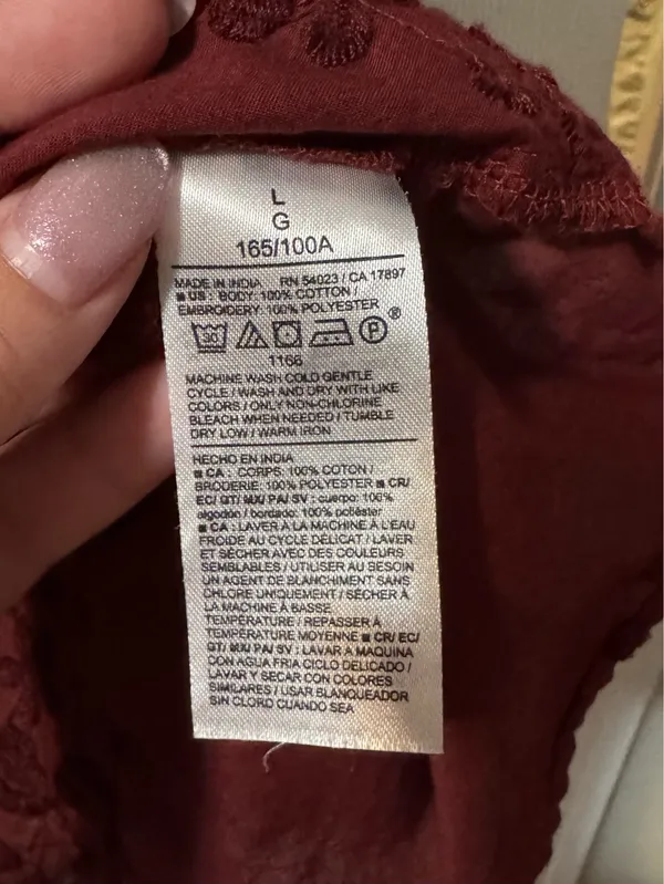 Old Navy Maroon Blouse - Image 6