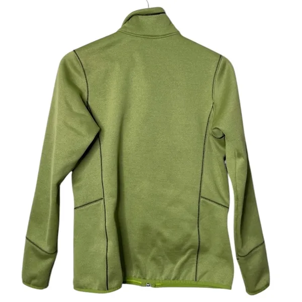 Patagonia Tech Fleece Jacket Full Zip Green Women’s Size Medium - Image 2