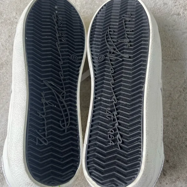 Vintage Havana Green and White Sneakers - Image 9
