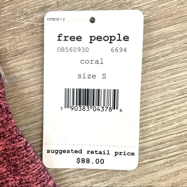 Free People movement coral cut out leggings NWT - Image 5