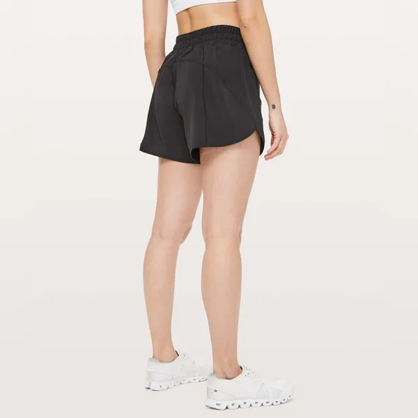 Lululemon Track That Shorts 5" in Black - Image 3