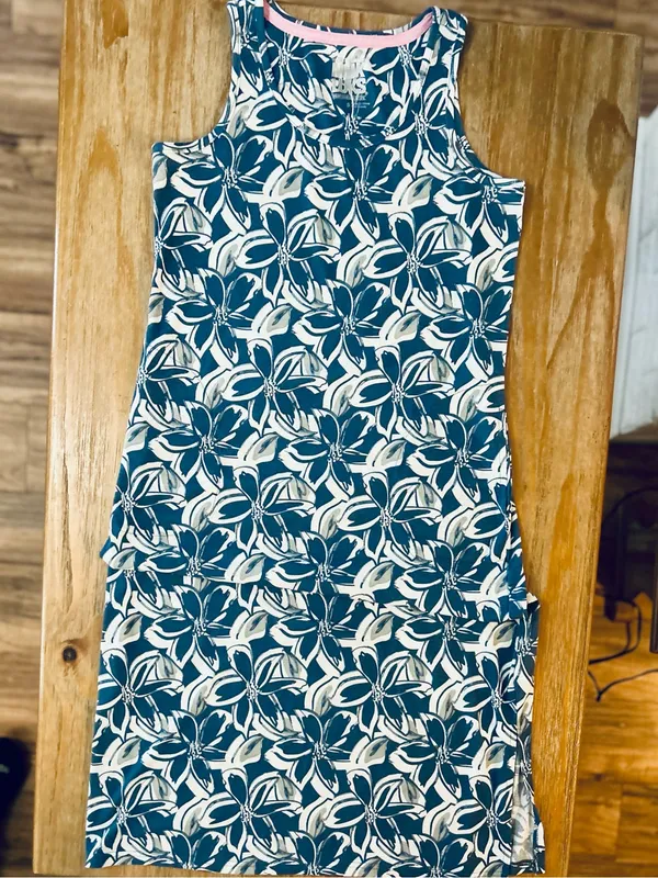 MUK LUKS Lounge Dress & Faux Denim Topper - Image 6