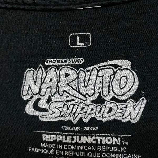 Naruto Shippuden ANBU Black Ops Kakashi Hokages Anime Tee L - Image 4