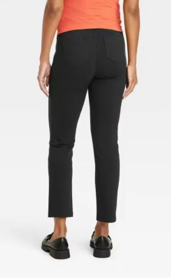 Isabel Maternity Over-Belly Ponte Maternity Pants Small Maternity - Image 3