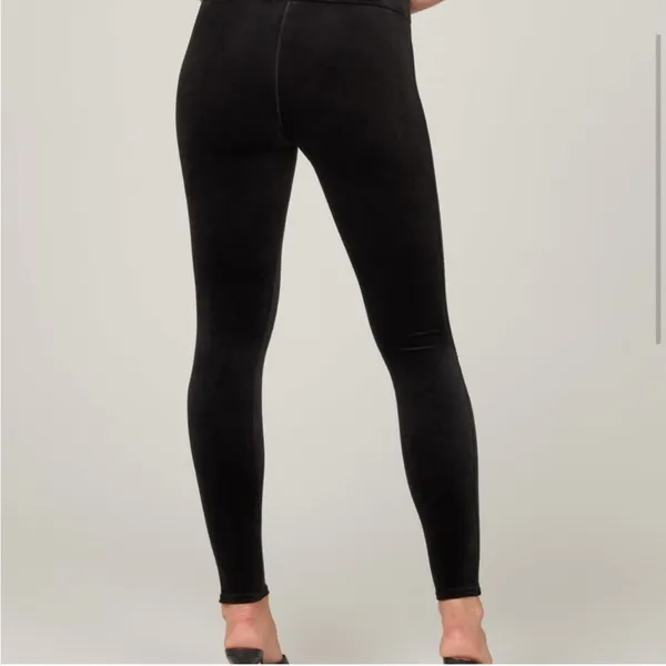 SPANX | Black Velvet Leggings 2070 size 3XL no flaws - Image 2