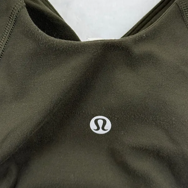 Lululemon Align Tank Top Deep‎ Olive Green Size 2 Yoga Athleisure - Image 3