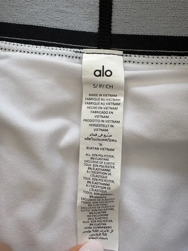 Alo Yoga White Match Point Skirt - Image 7