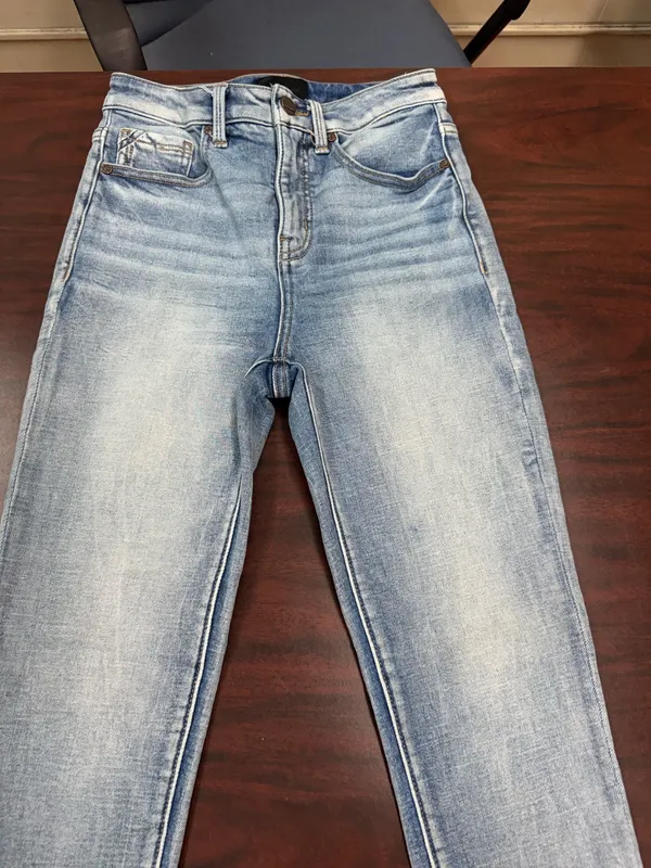 Buckle Black Ankle Skinny Jeans Size 25x27 - Image 2