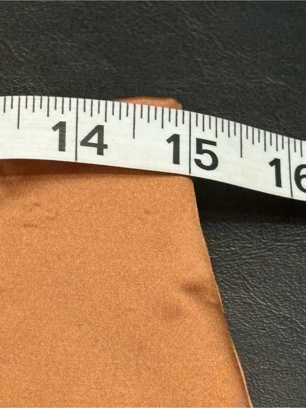 Victoria's Secret Satin Midi Skirt in Camel Brown size Large minimalist - Image 5