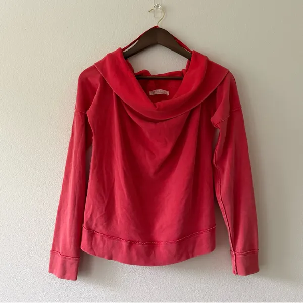 Free People Red Racer Not the Same Tee L - Image 7