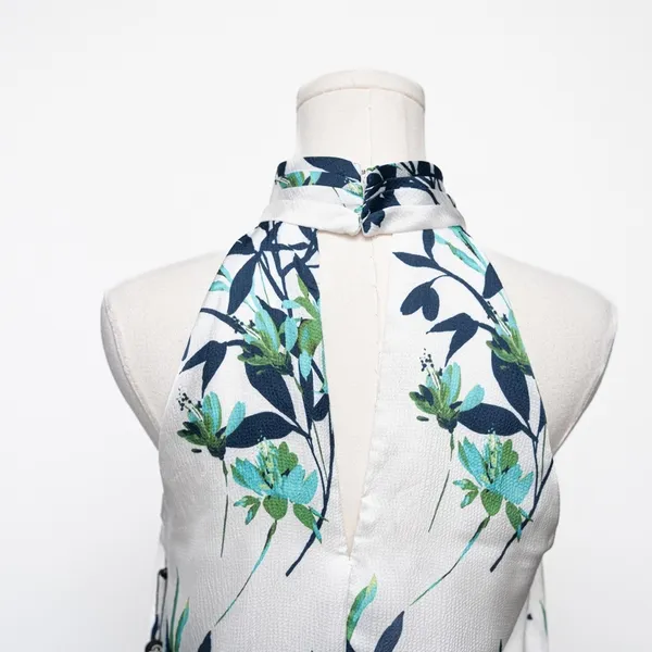 Adrianna Papell Floral Halter Midi‎ Dress - Image 14