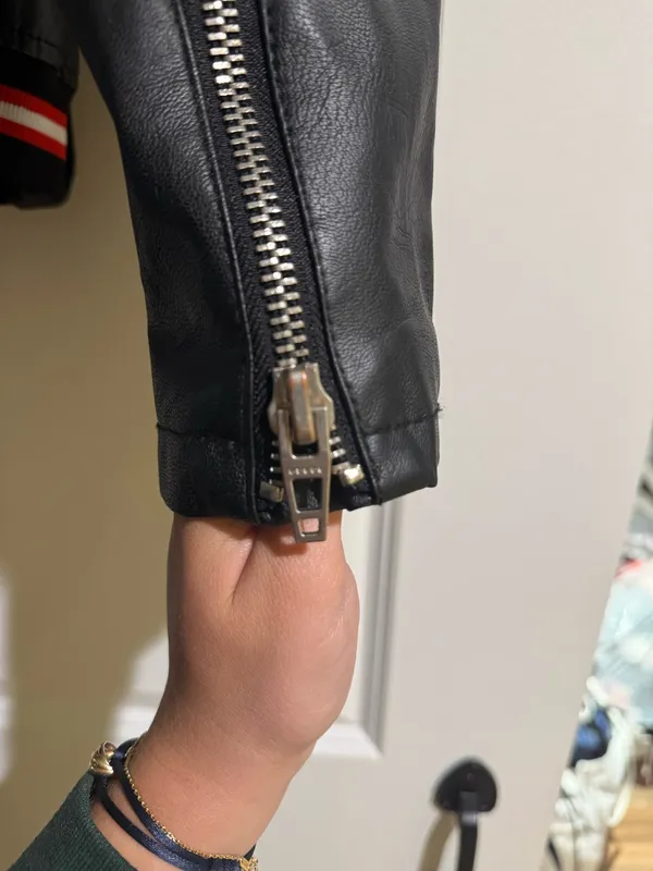 BLANKNYC Jacket Leather Black Small Women’s Faux - Image 5