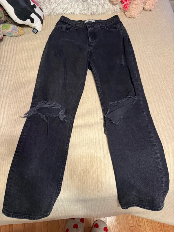 Black Abercrombie Jeans - Image 6