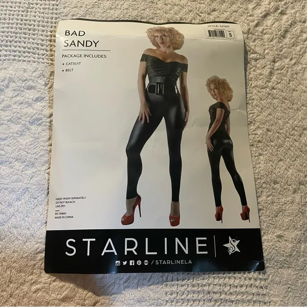 Starline Bad Sandy Grease Halloween Costume Size Small - Image 3