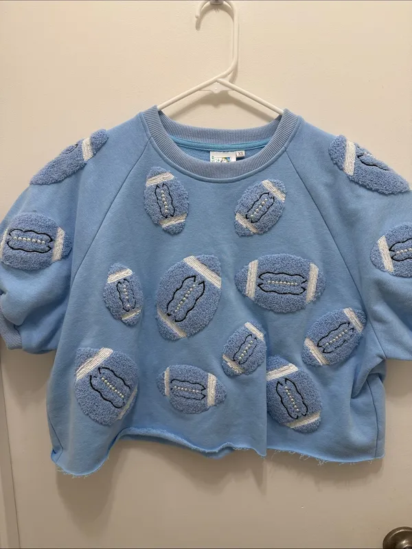 Queen of Sparkles Football Matching Set light blue - Image 2