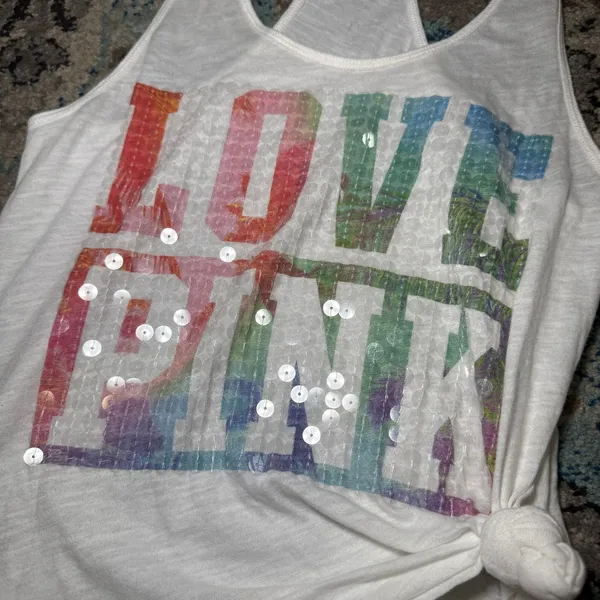 Victoria's Secret PINK bling tank - Image 2