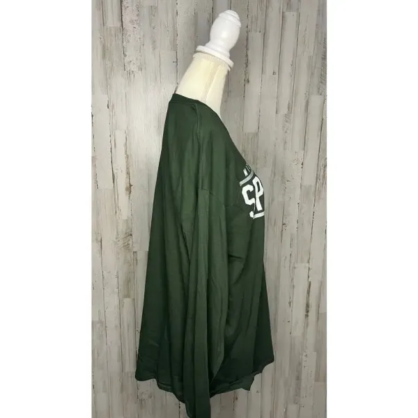 NWT Captivating Michigan State Spartans Women's‎ XL Green Long Sleeve T-Shirt - Image 3