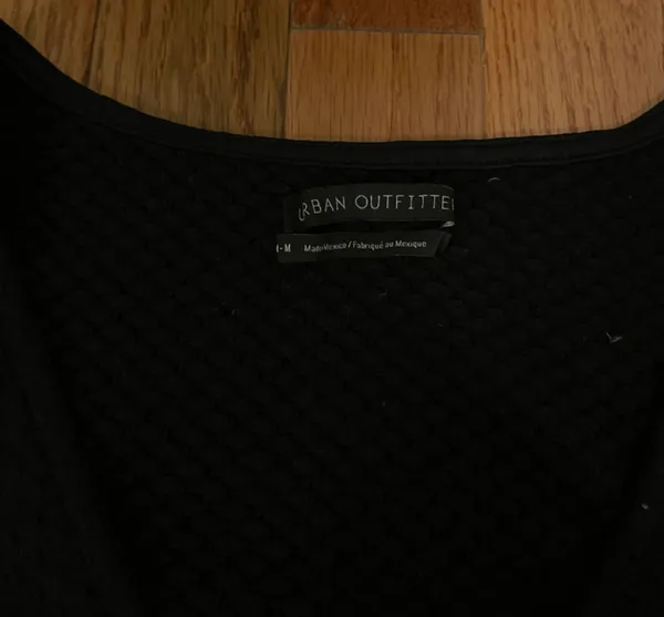 Urban Outfitters black wrap top - Image 4