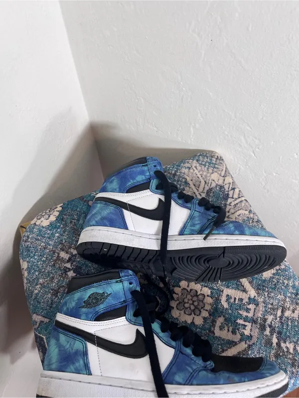 Nike Air Jordan 1 Retro High OG Tie-Dye 2020 CD0461-100 Size 7 RARE - Image 4