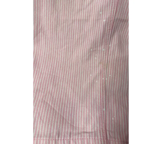 Unbranded Hickory Stripe Pants Women 31 Pink Good Patchwork Utility Splatter - Image 5
