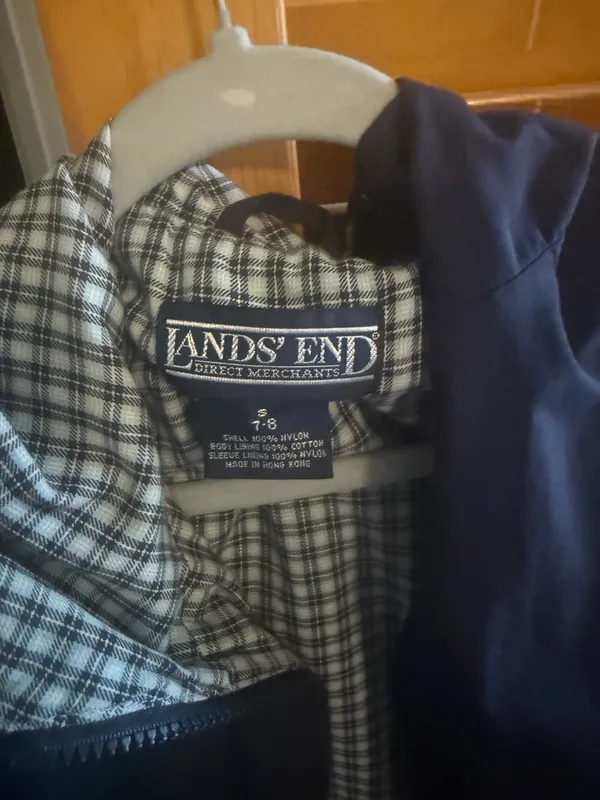 Lands' End Jacket Blue - Image 5