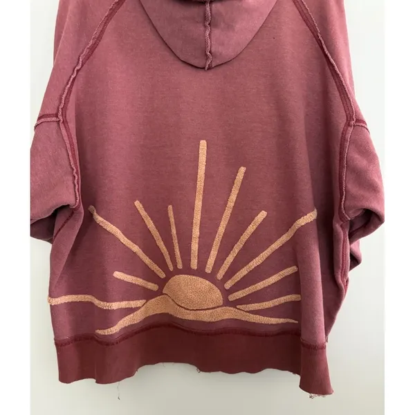 Free People Movement Roam On Graphic Hoodie Women's Size XS‎ - Image 6